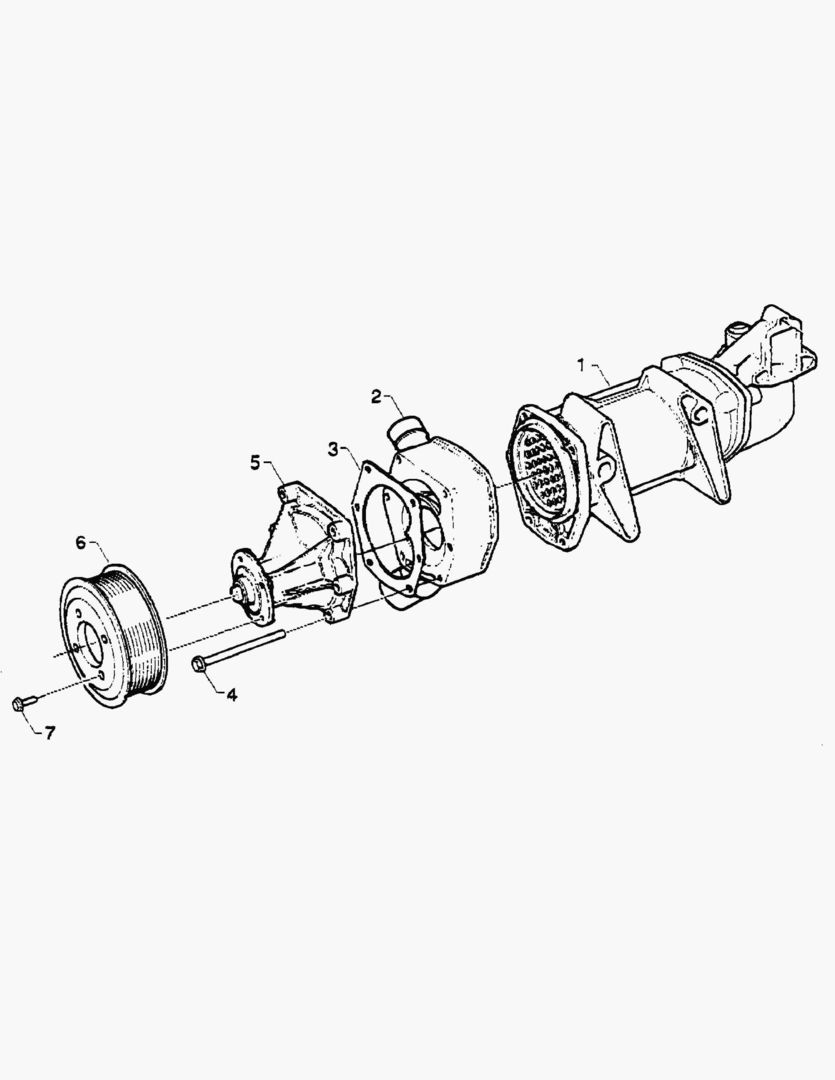 Спецтехника G010-81 COOLANT PUMP; MOUNTING - главное фото