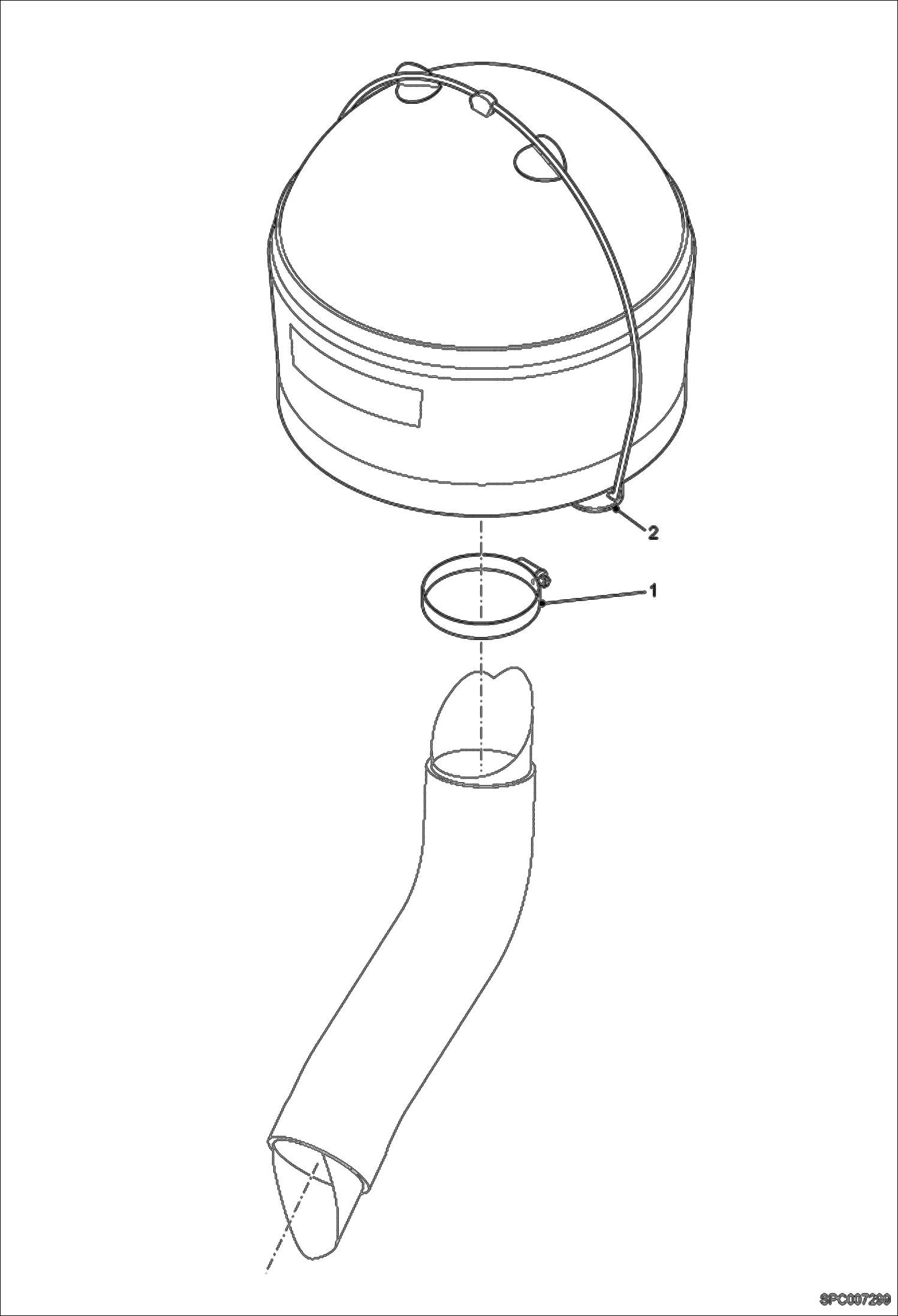 УСТРОЙСТВО ПРЕДВАРИТЕЛЬНОЙ ОЧИСТКИ ВОЗДУХА (ОПЦИЯ) 1