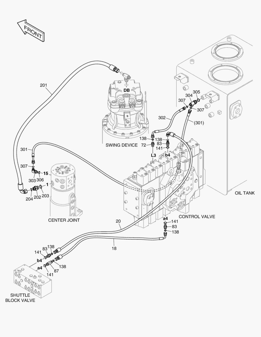 1390 PILOT PIPING(8) - DOZER
