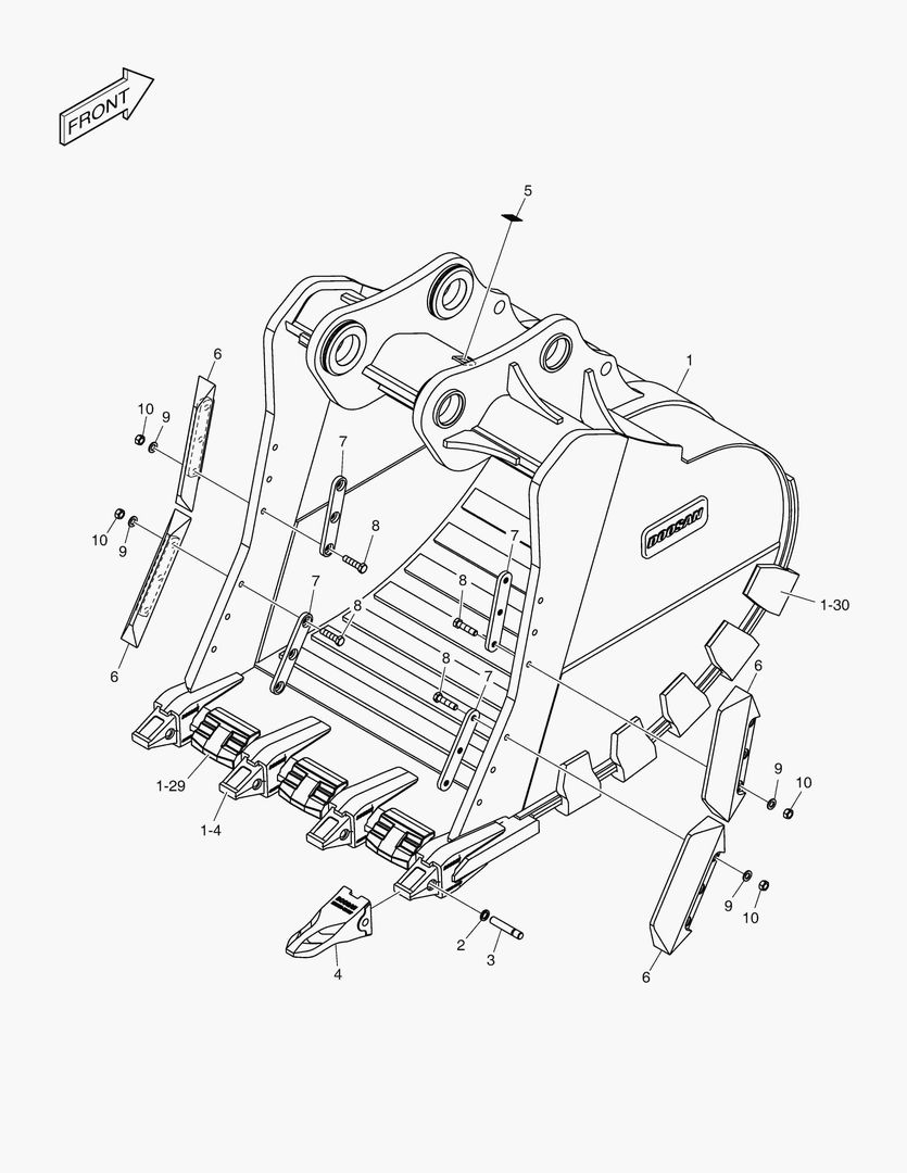 6780 BUCKET ASS`Y - 4.05mВі - X CLASS