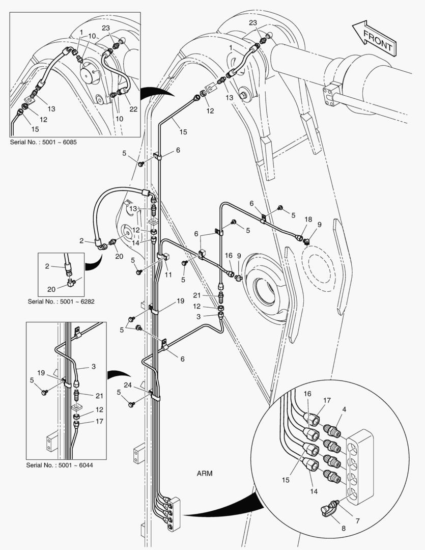ТРУБОПРОВОД СМАЗОЧНОЙ СИСТЕМЫ -РУКОЯТЬ 3.2 м