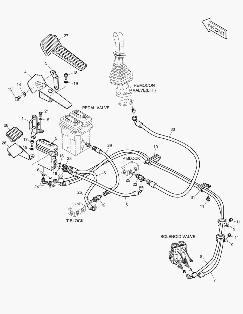 ТРУБОПРОВОД СЕРВОУПРАВЛЕНИЯ(2)-ВРАЩАЮЩИЙСЯ