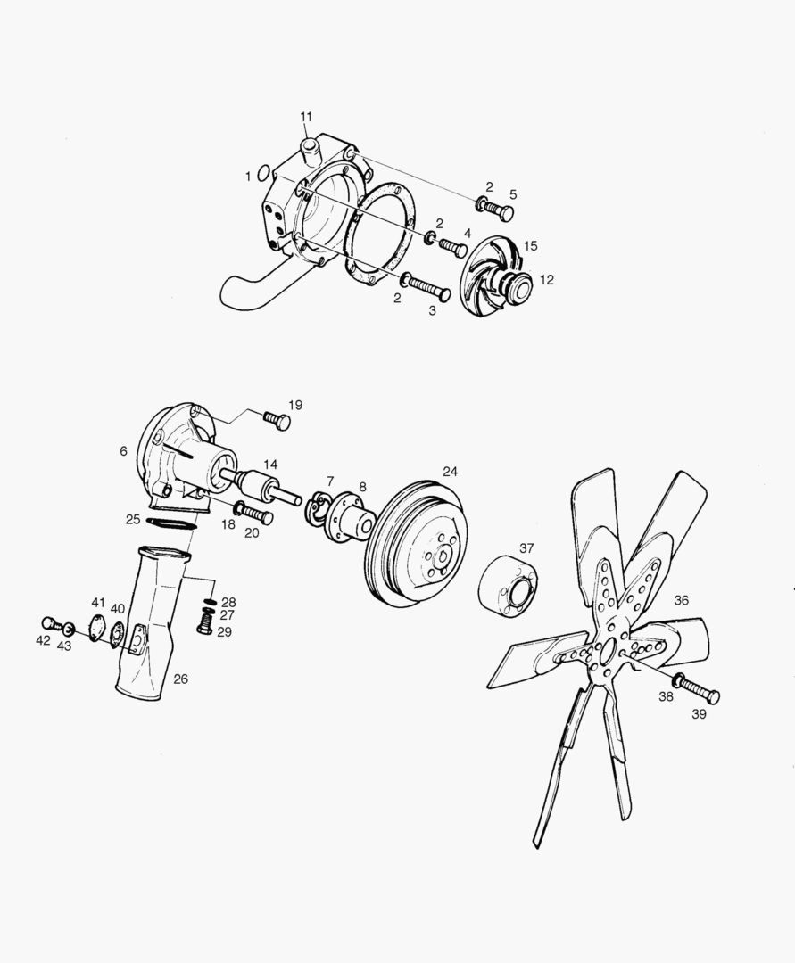НАСОС ВОДЯНОГО ОХЛАЖДЕНИЯ