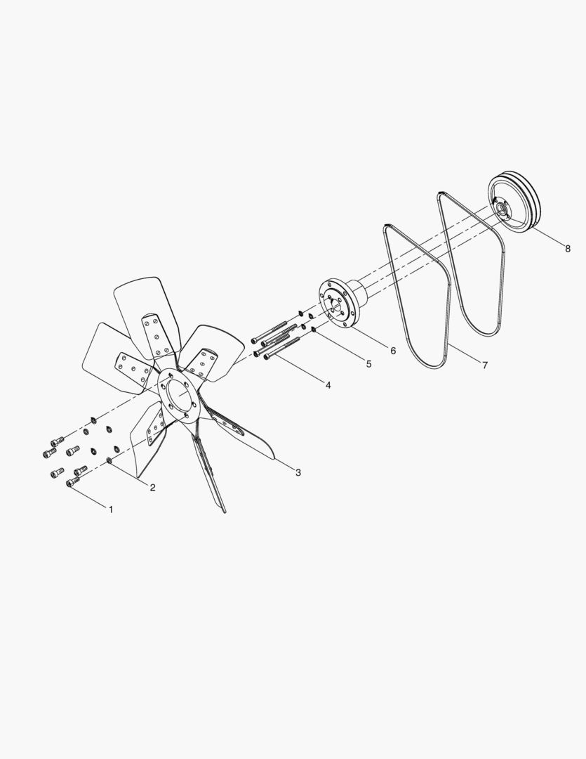 110 WATER PUMP PULLEY ASSEMBLY