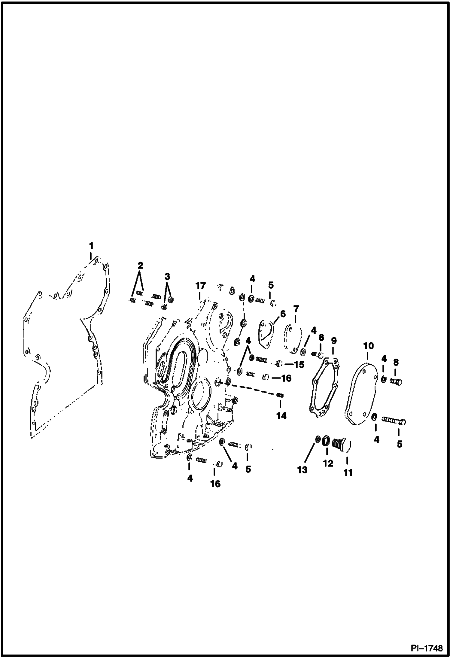 КРЫШКА РАСПРЕДЕЛИТЕЛЬНЫХ ШЕСТЕРЕН