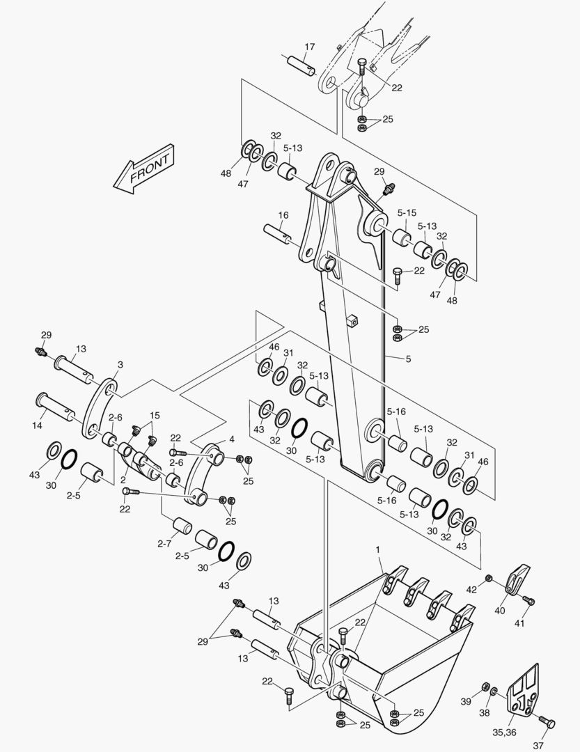 ПЕРЕДНИЙ - РУКОЯТЬ