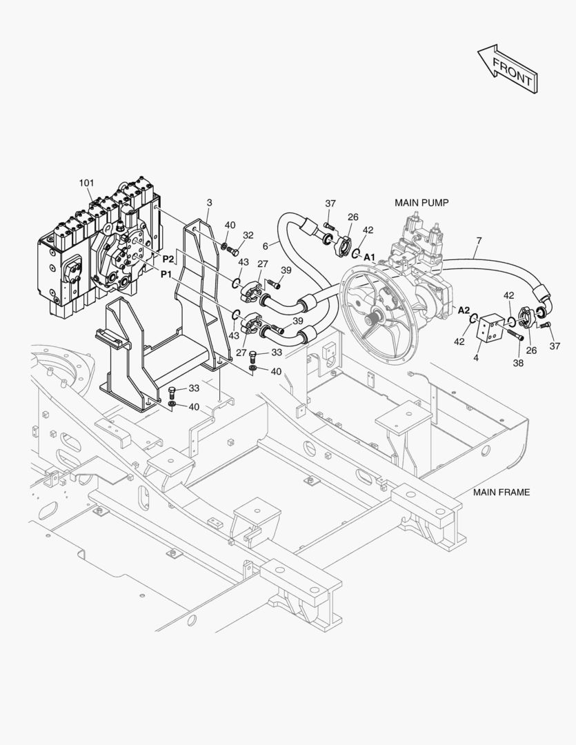 ГЛАВНАЯ МАГИСТРАЛЬ(1) - НАСОС