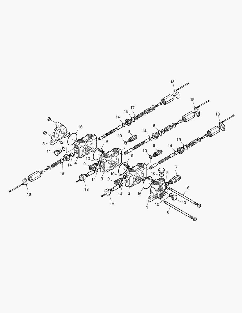 РЕГУЛИРУЮЩИЙ КЛАПАН - 3 КАТУШКИ