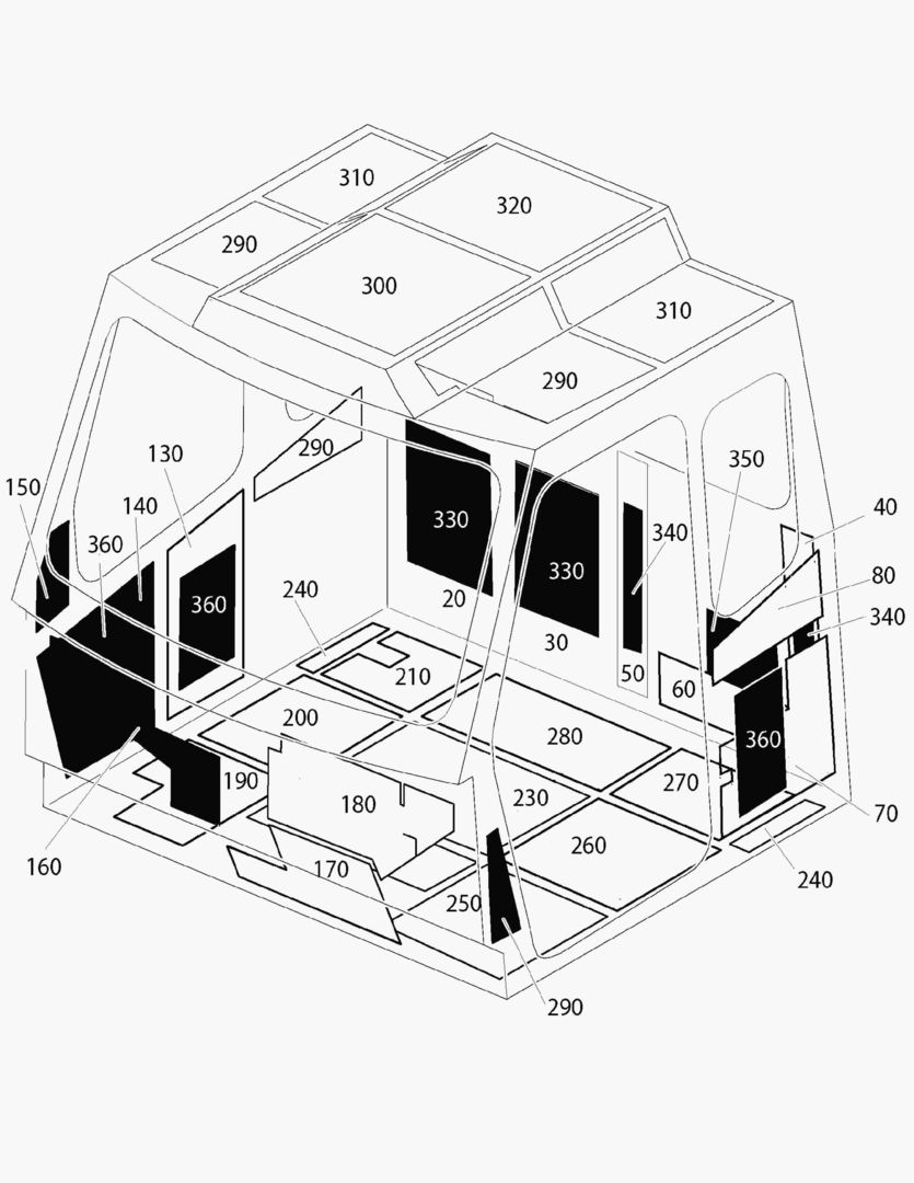 G310-14 CAB WITH INSULATION
