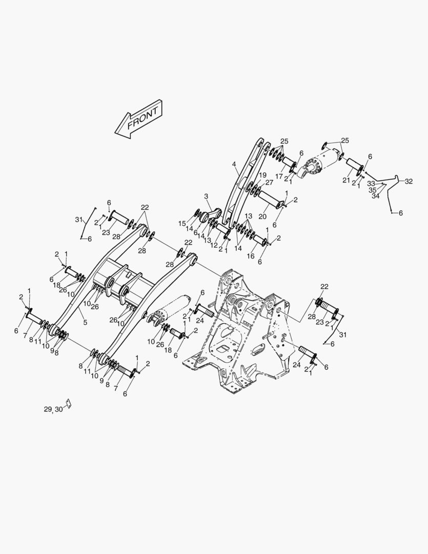 Спецтехника 5460 FRONT ASSY(LONG BOOM) - главное фото