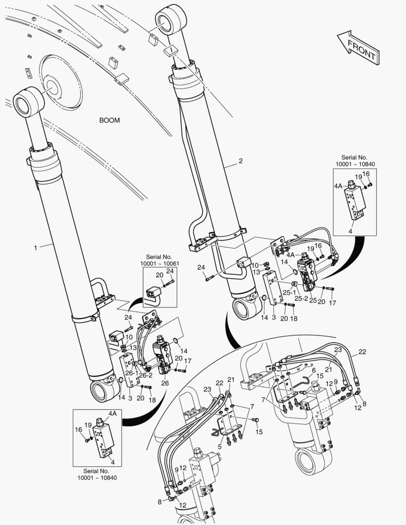 ГИДРОСИСТЕМА СТРЕЛЫ-ГИДРОЗАМОК