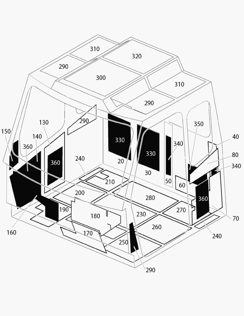 G310-10 CAB WITH INSULATION
