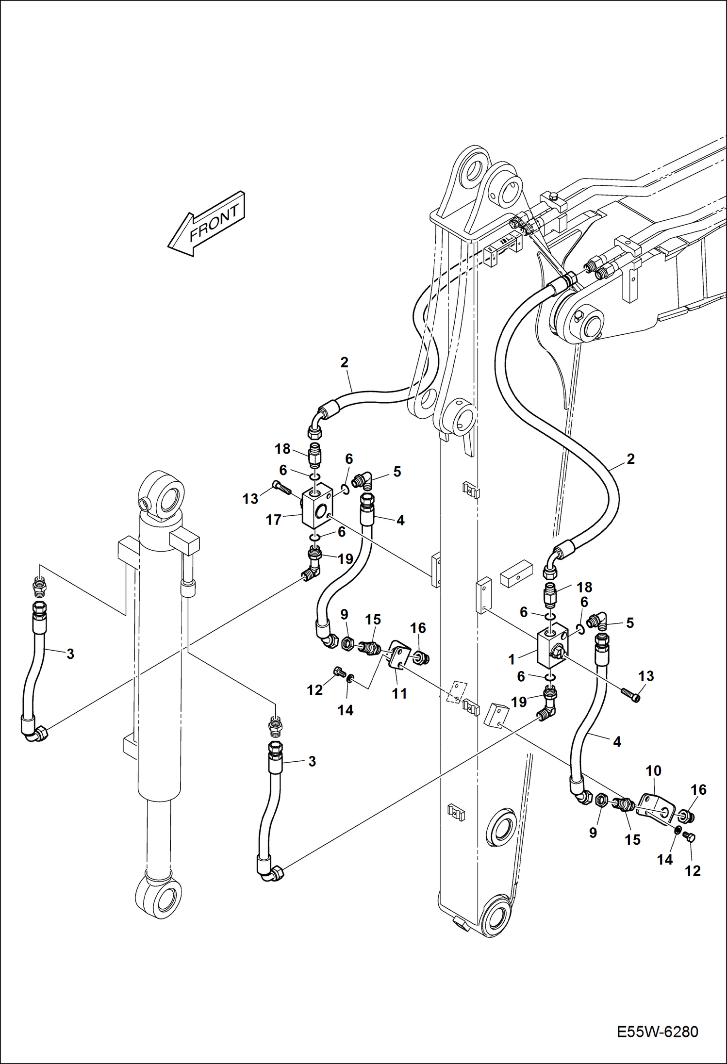 ГРЕЙФЕРНЫЙ КОВШ) (СЕРИЙНЫЙ НОМЕР AEFB10001 - AEFB11011)