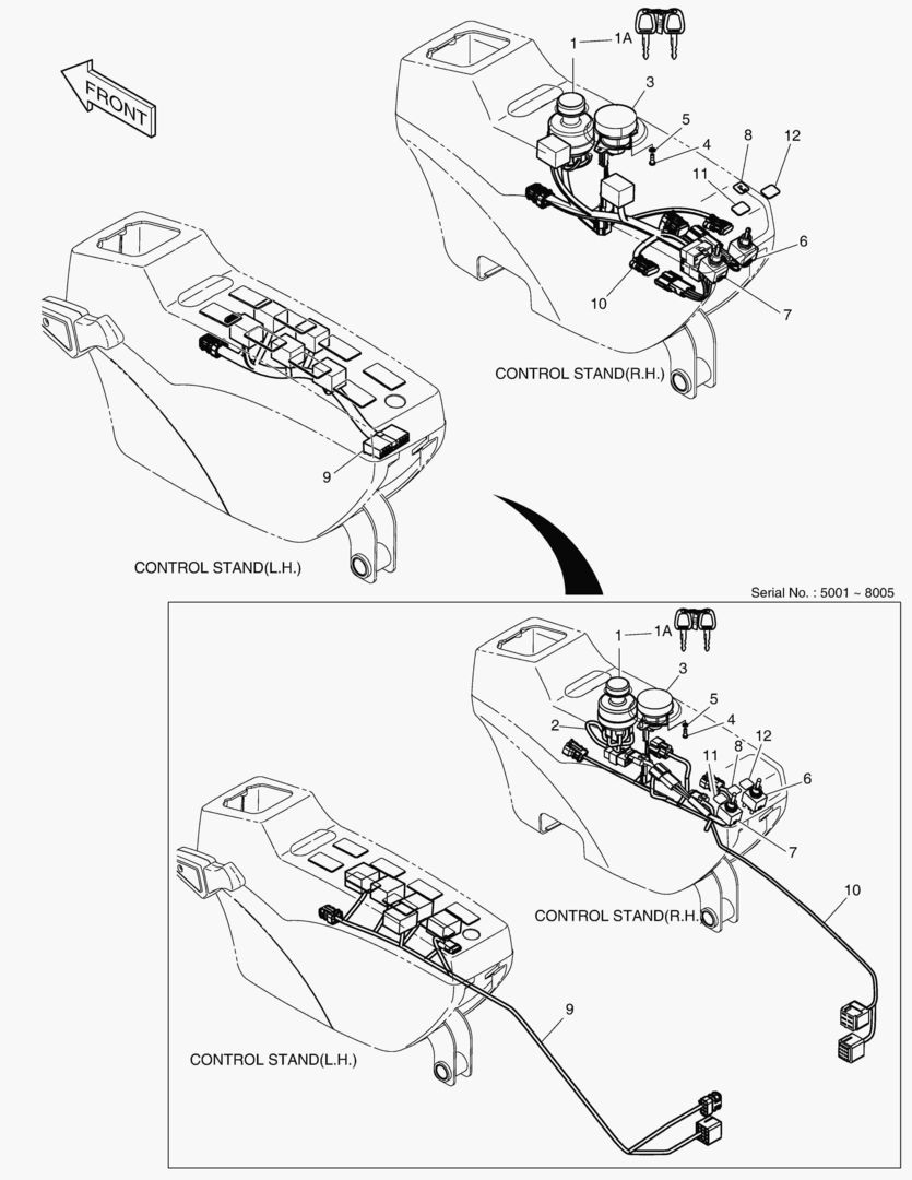 ЭЛЕКТРИЧЕСКИЕ ЗАПЧАСТИ - ПУЛЬТ УПРАВЛЕНИЯ