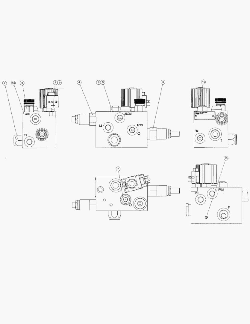 G190-86 ACCUMULATOR VALVE BLOCK