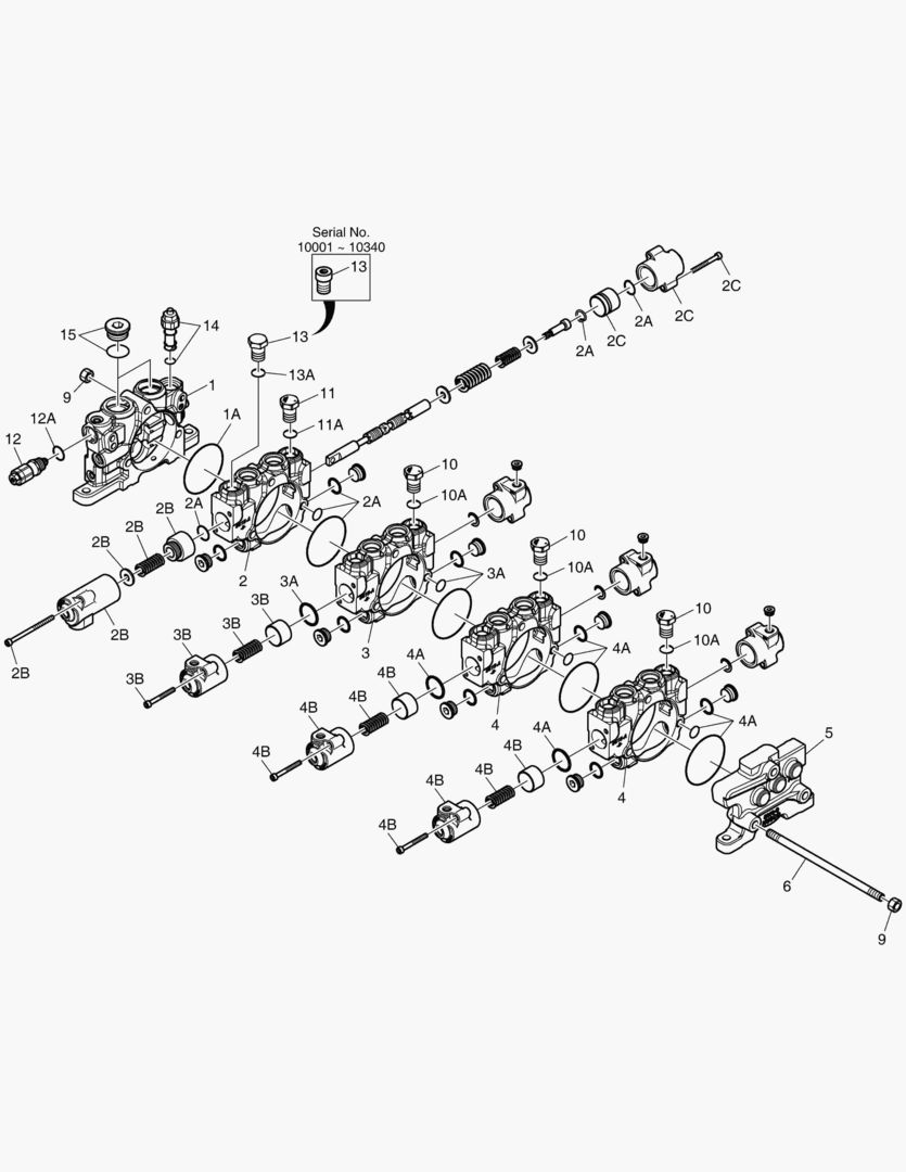 РЕГУЛИРУЮЩИЙ КЛАПАН - 4 КАТУШКИ