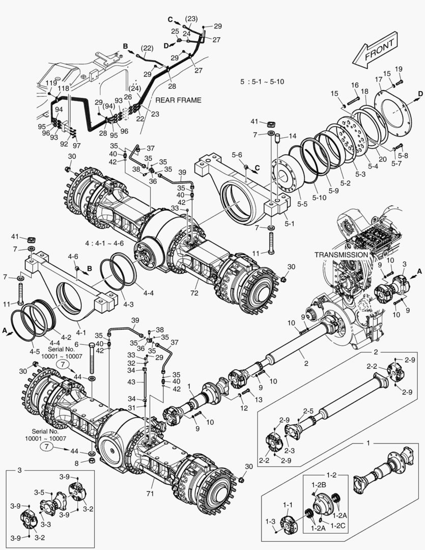1200 AXLE & DRIVE SHAFT