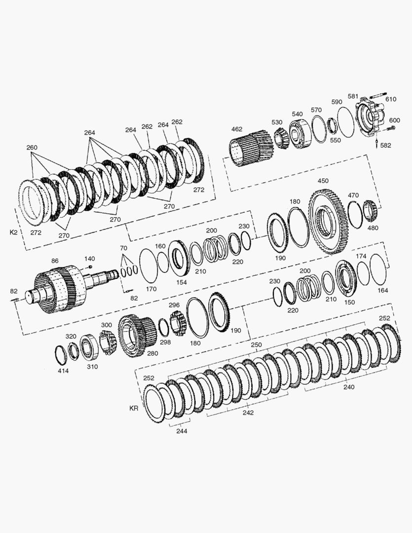 3151 CLUTCH-KR+K2(2) [1397~]