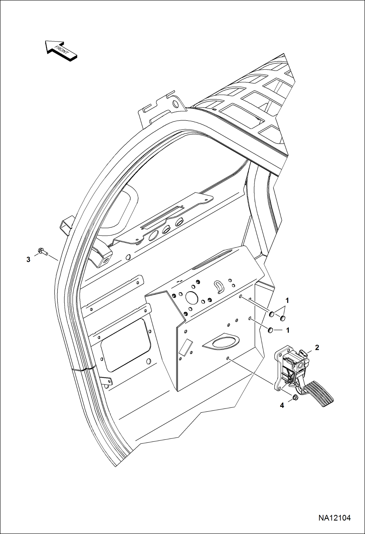 ПЕДАЛЬ АКСЕЛЕРАТОРА