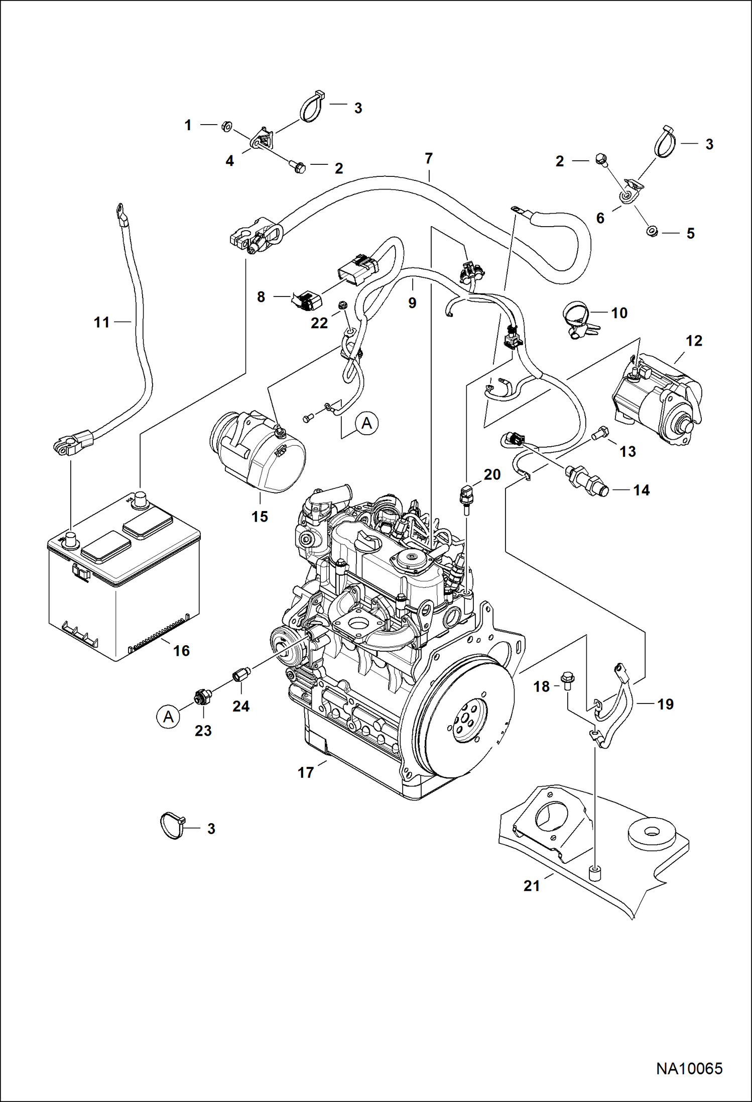 ЭЛЕКТРИЧЕСКАЯ СИСТЕМА ДВИГАТЕЛЯ
