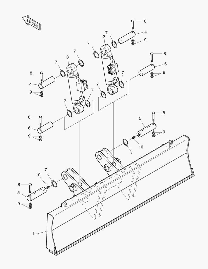 2170 BLADE-FRONT & REAR [1001~2159]