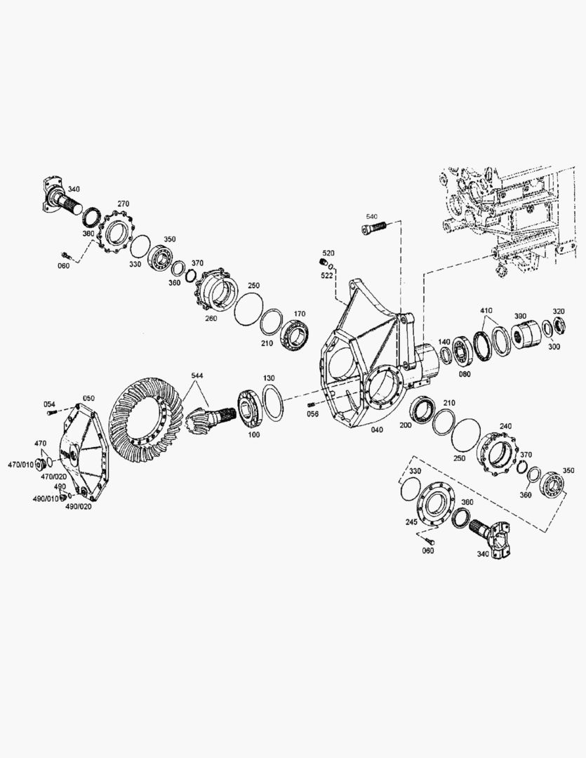 G020-111 DIFF. CARRIER