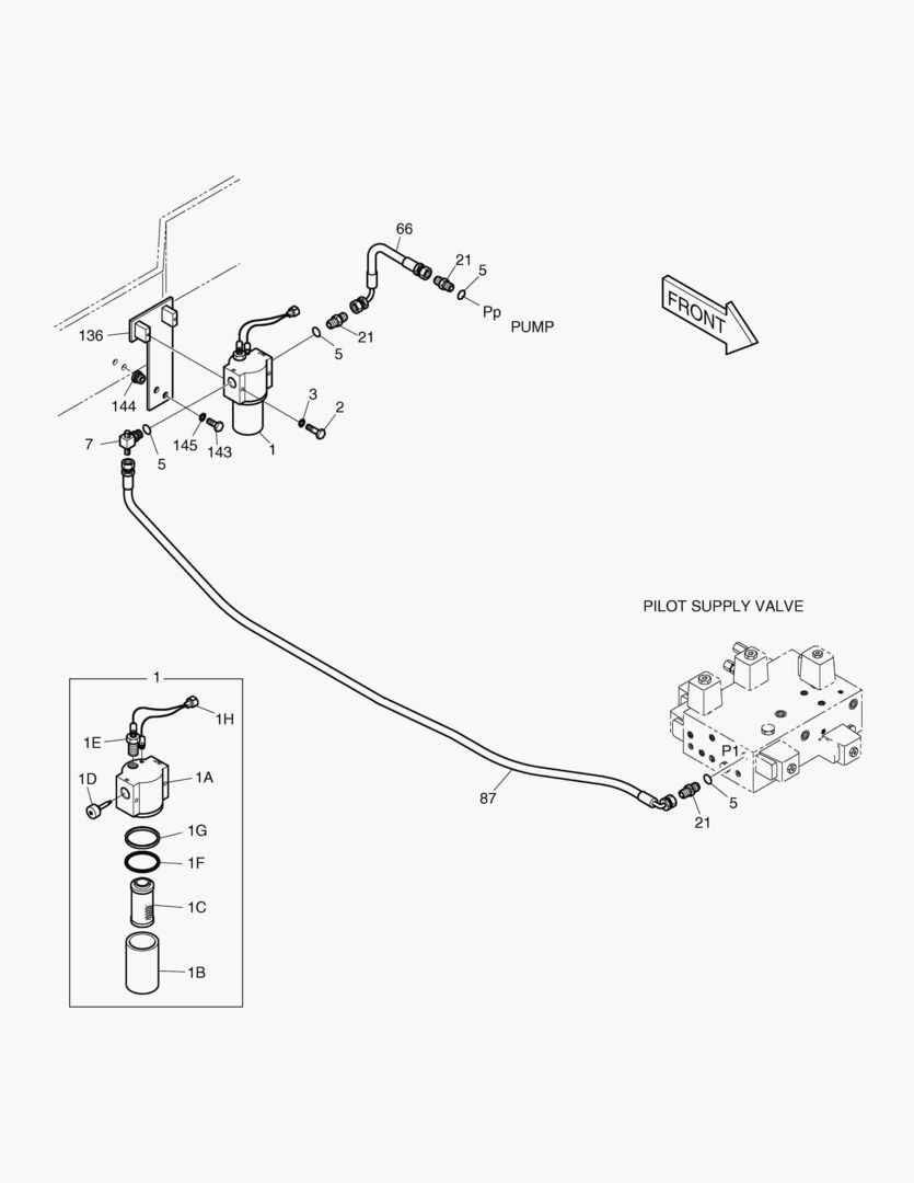 1310 PILOT PIPING(1) [1001~1216]