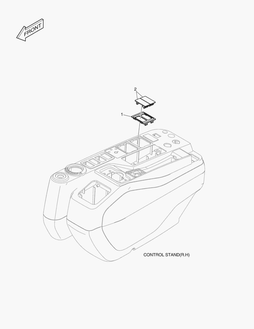 Спецтехника 6440 CONTROL STAND(OREGON CABIN) - L.H