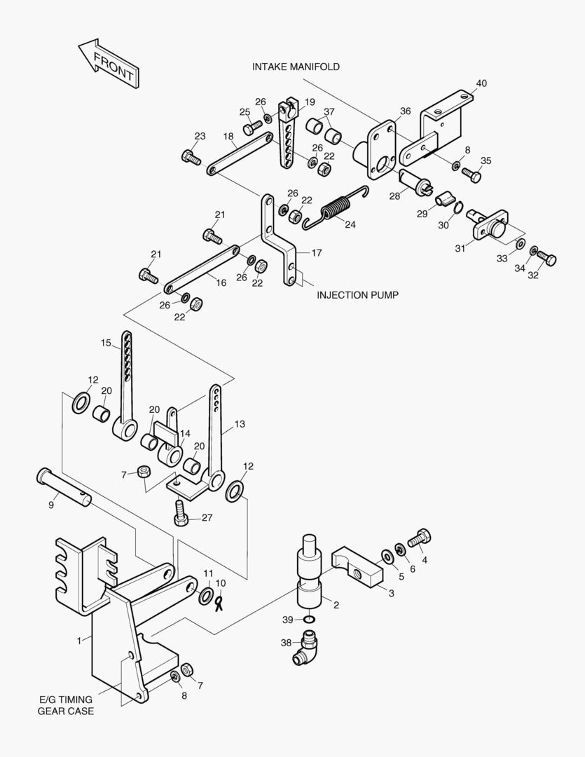 РЫЧАГ В СБОРЕ-ДВИГАТЕЛЬ SUB