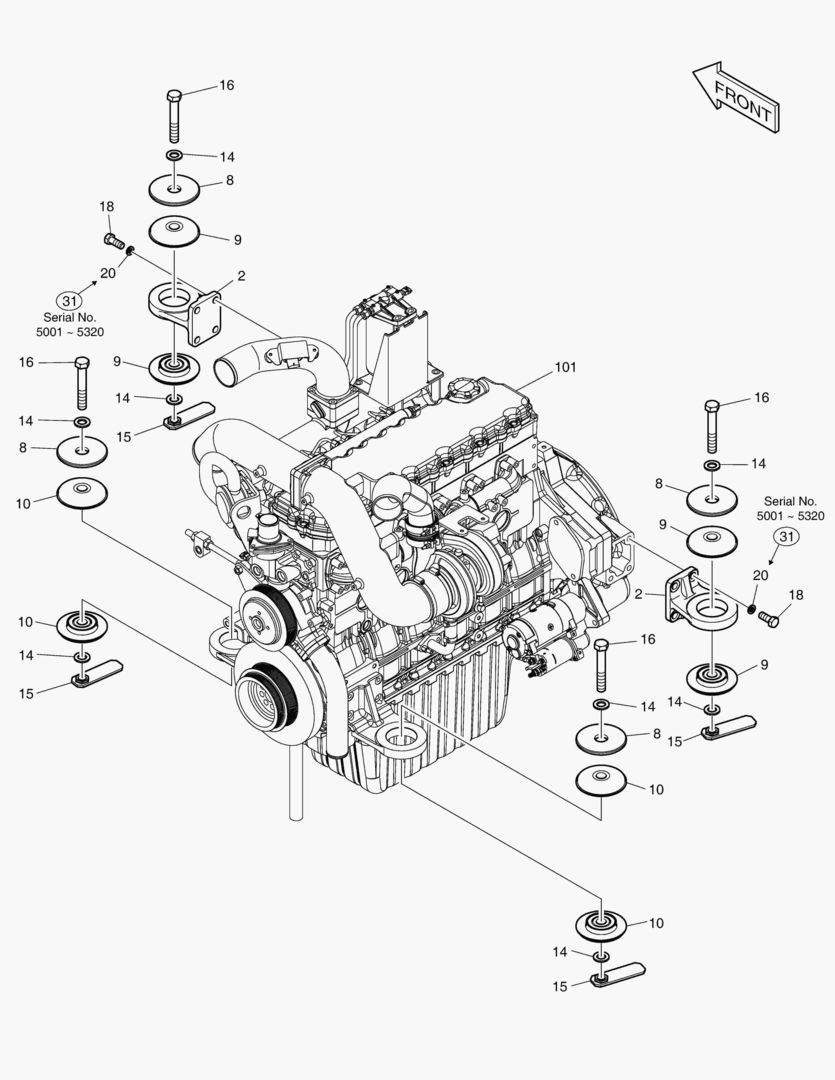 МОНТАЖ ДВИГАТЕЛЯ
