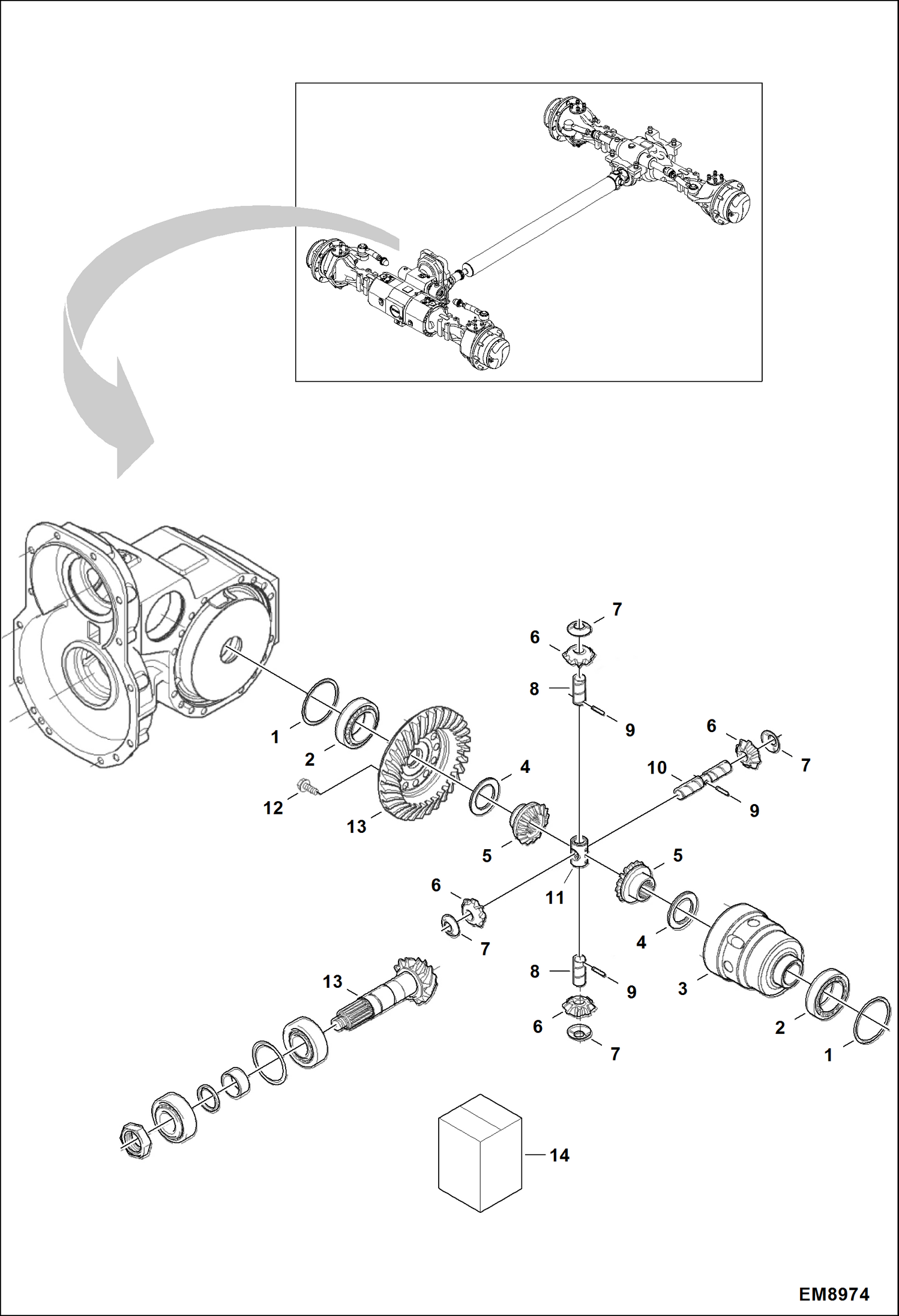 ДИФФЕРЕНЦИАЛ - ПЕРЕДНИЙ МОСТ