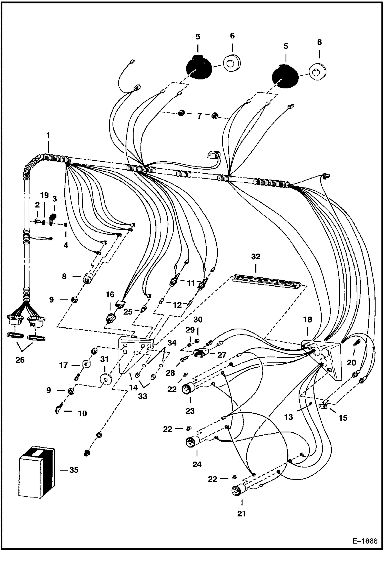 ЭЛЕКТРООБОРУДОВАНИЕ КАБИНЫ (СЕРИЙНЫЙ НОМЕР 12177 И ВЫШЕ)