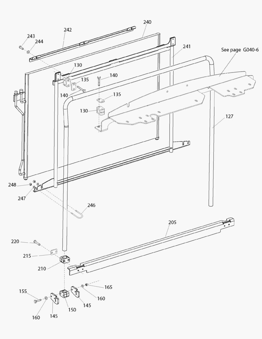 G040-12 RADIATOR SHELL AS [710438~]