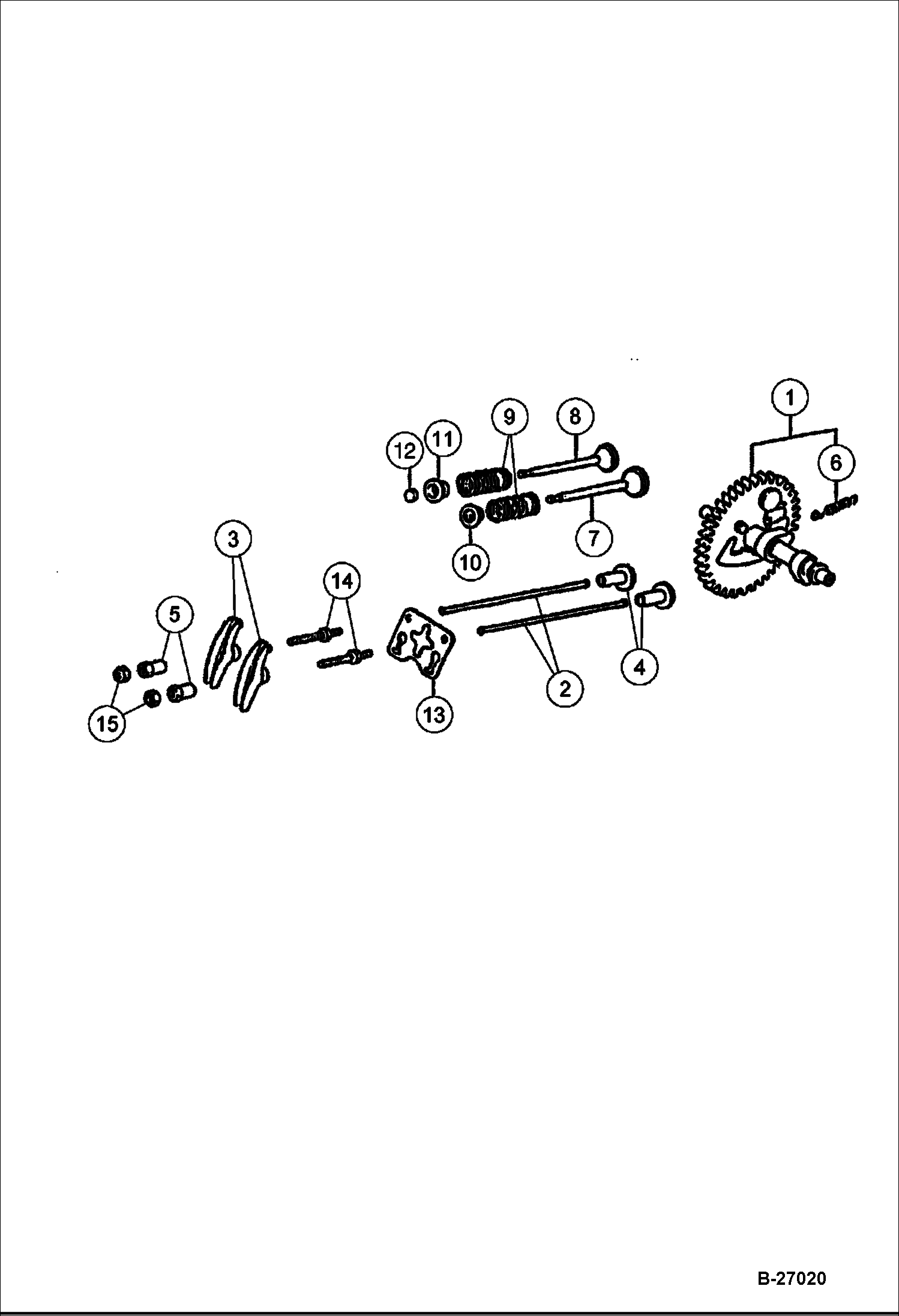 ДВИГАТЕЛЬ (РАСПРЕДЕЛИТЕЛЬНЫЙ ВАЛ) BC19, BC22