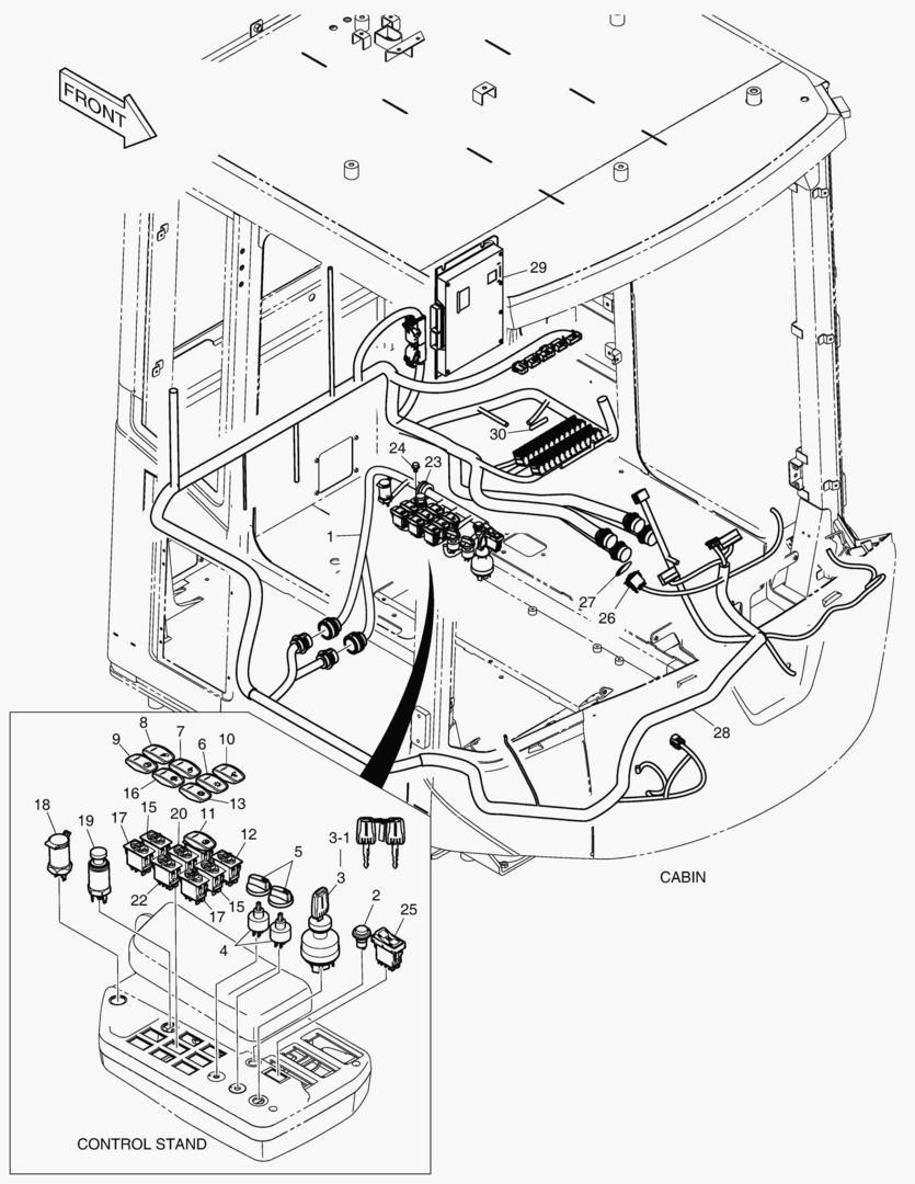 6150 ELECTRIC PARTS - CABIN(ELEC EUROPE) [10127~10252]