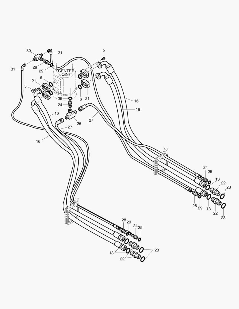 СИСТЕМА ТРУБОПРОВОДА КАРДАННОГО ВАЛА
