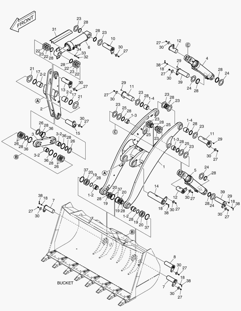 2101 LOADER ARM ASS`Y [10061~]