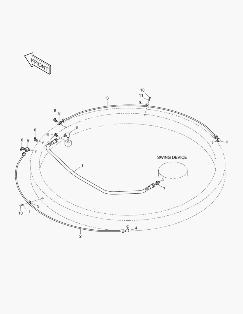 ТРУБОПРОВОД СМАЗОЧНОЙ СИСТЕМЫ