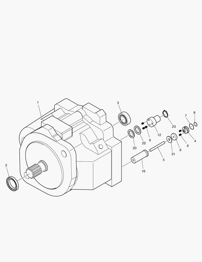 ОСНОВНОЙ НАСОС - КОРПУС