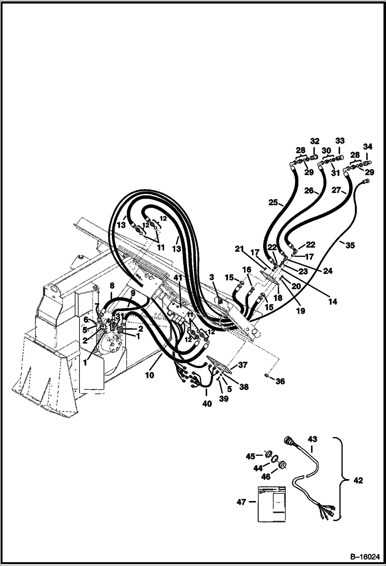 ПИЛА (ГИДРАВЛИКА И ЭЛЕКТРИЧЕСКАЯ СХЕМА) (WS18 991800101 И ВЫШЕ) (WS24 991900101 И ВЫШЕ)