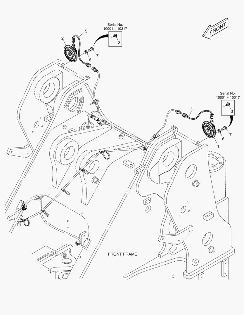 5660 ELECTRIC PARTS - FRONT(EUROPE)