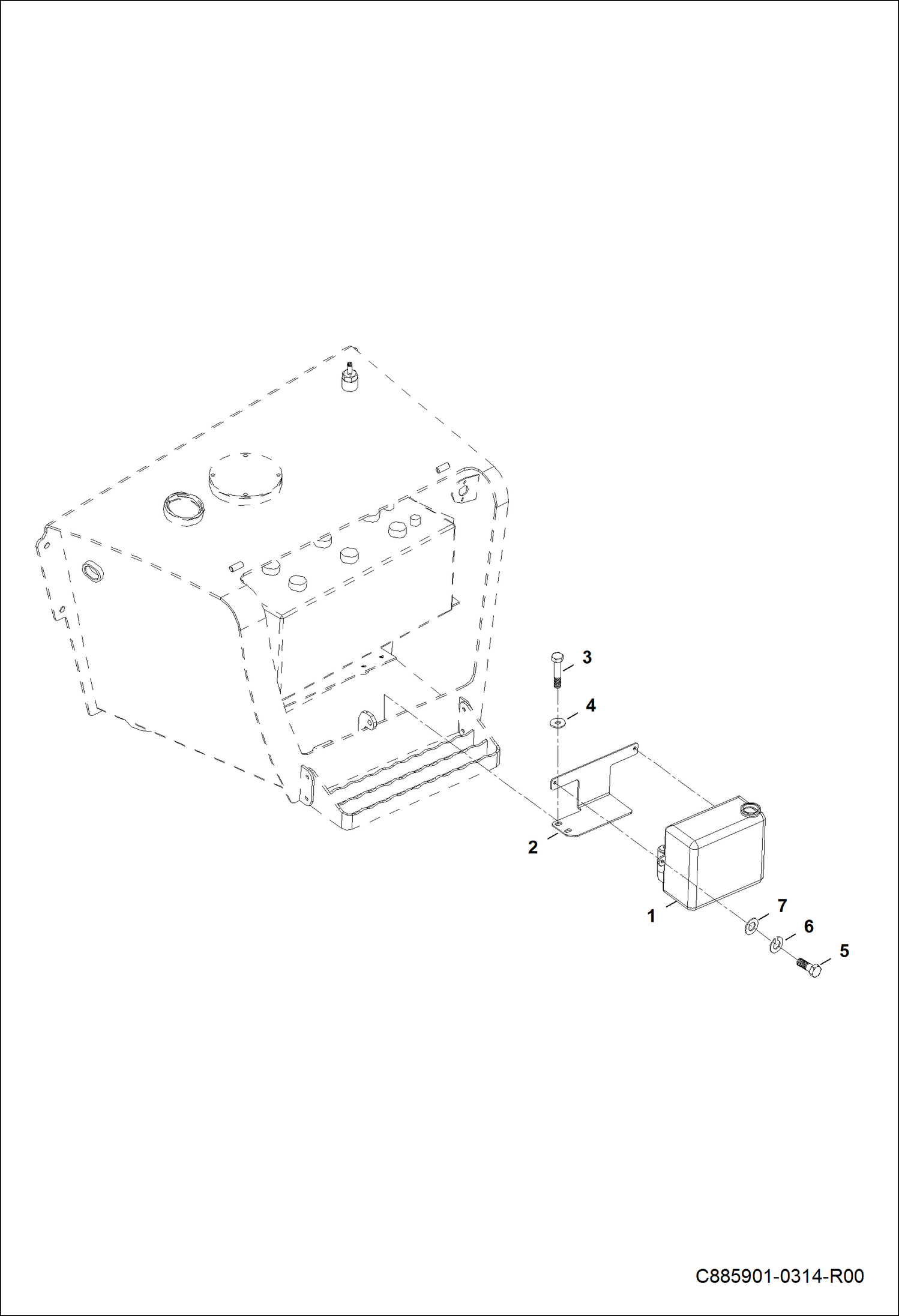 БАЧОК СТЕКЛООМЫВАТЕЛЯ