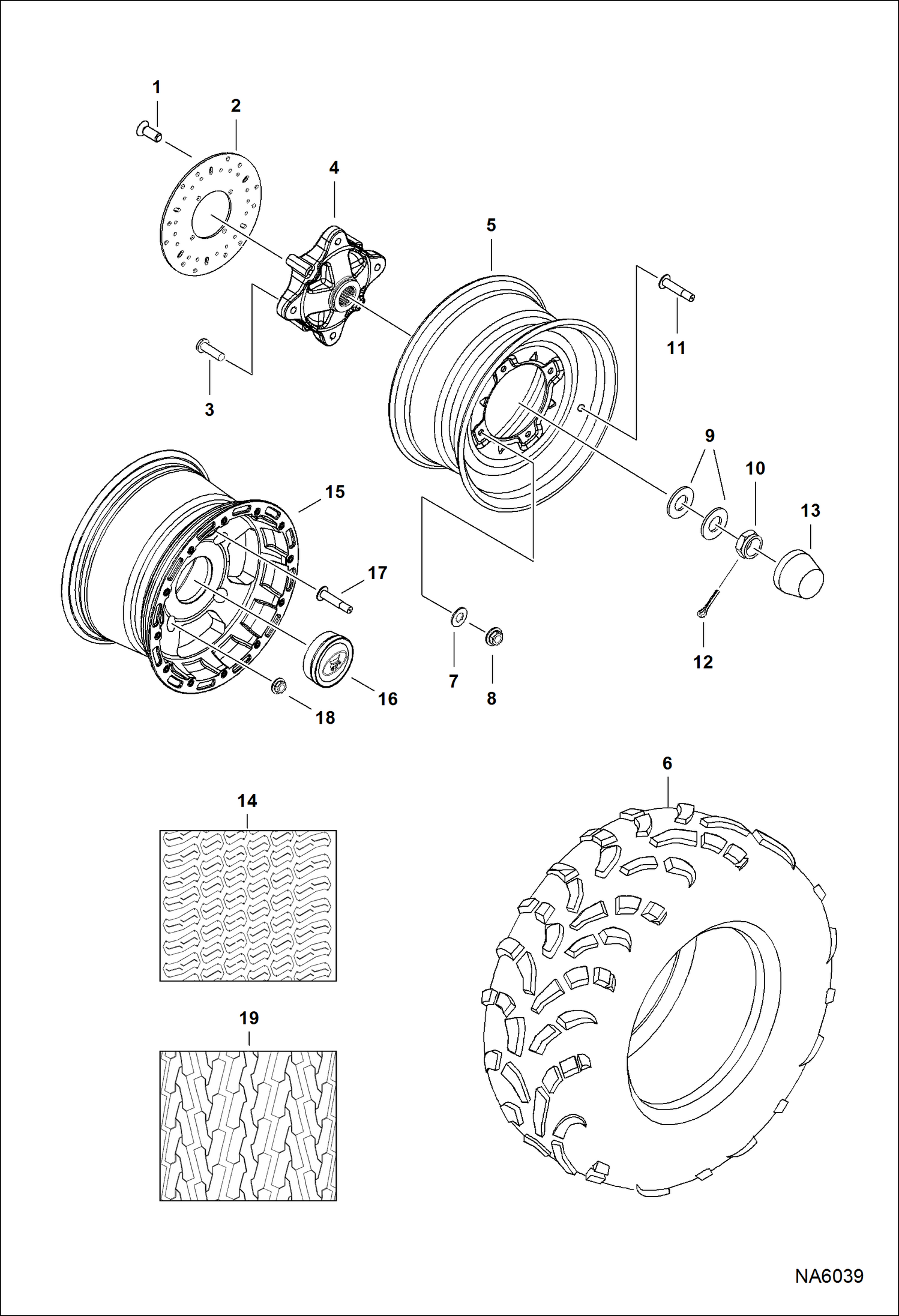 КОЛЕСА, ЗАДНИЕ