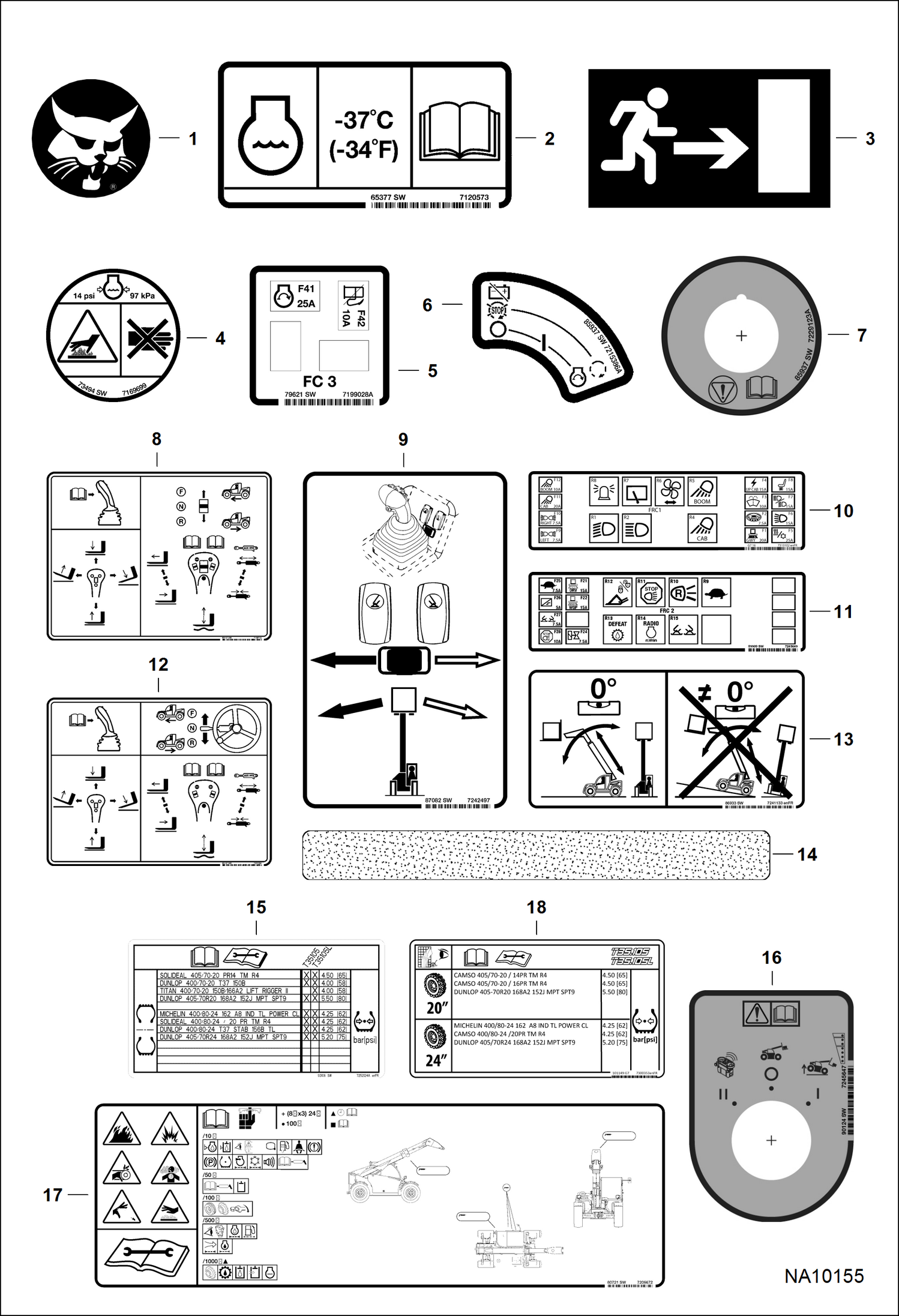 НАКЛЕКИ (ВНУТРЕННИЕ)