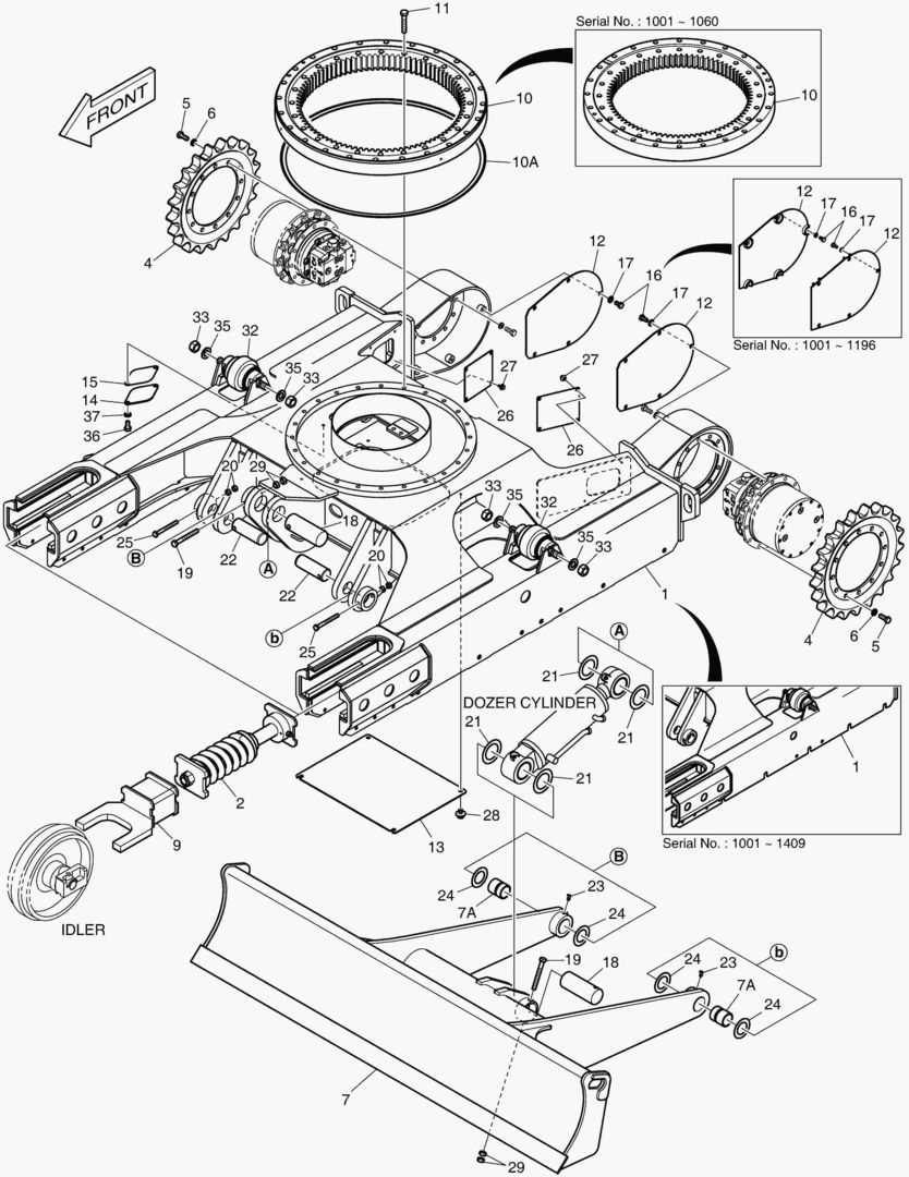 РАМА ГУСЕНИЦЫ
