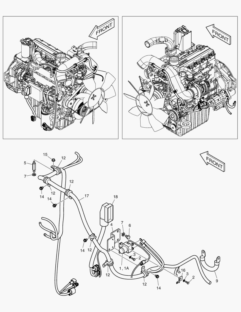 1710 ELECTRIC PARTS - ENGINE [5001~5009]