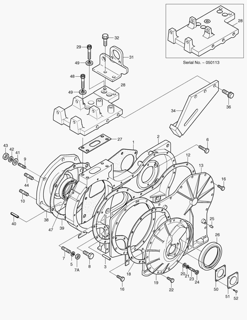 КАРТЕР РАСПРЕДЕЛИТЕЛЬНЫХ ШЕСТЕРЕН