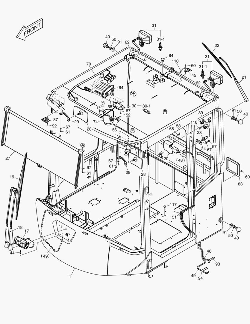 КАБИНА(1) - КОРПУС