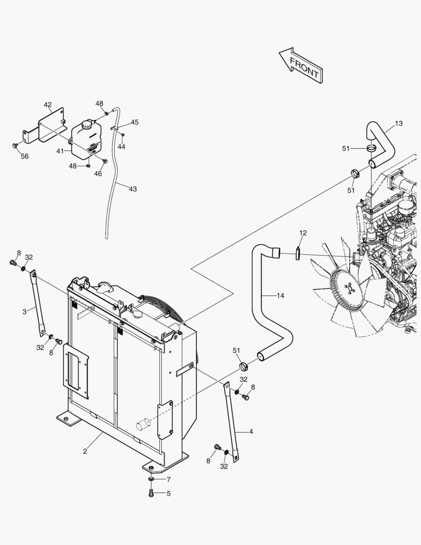 ОПОРТНЫЙ УЗЕЛ РАДИАТОРА