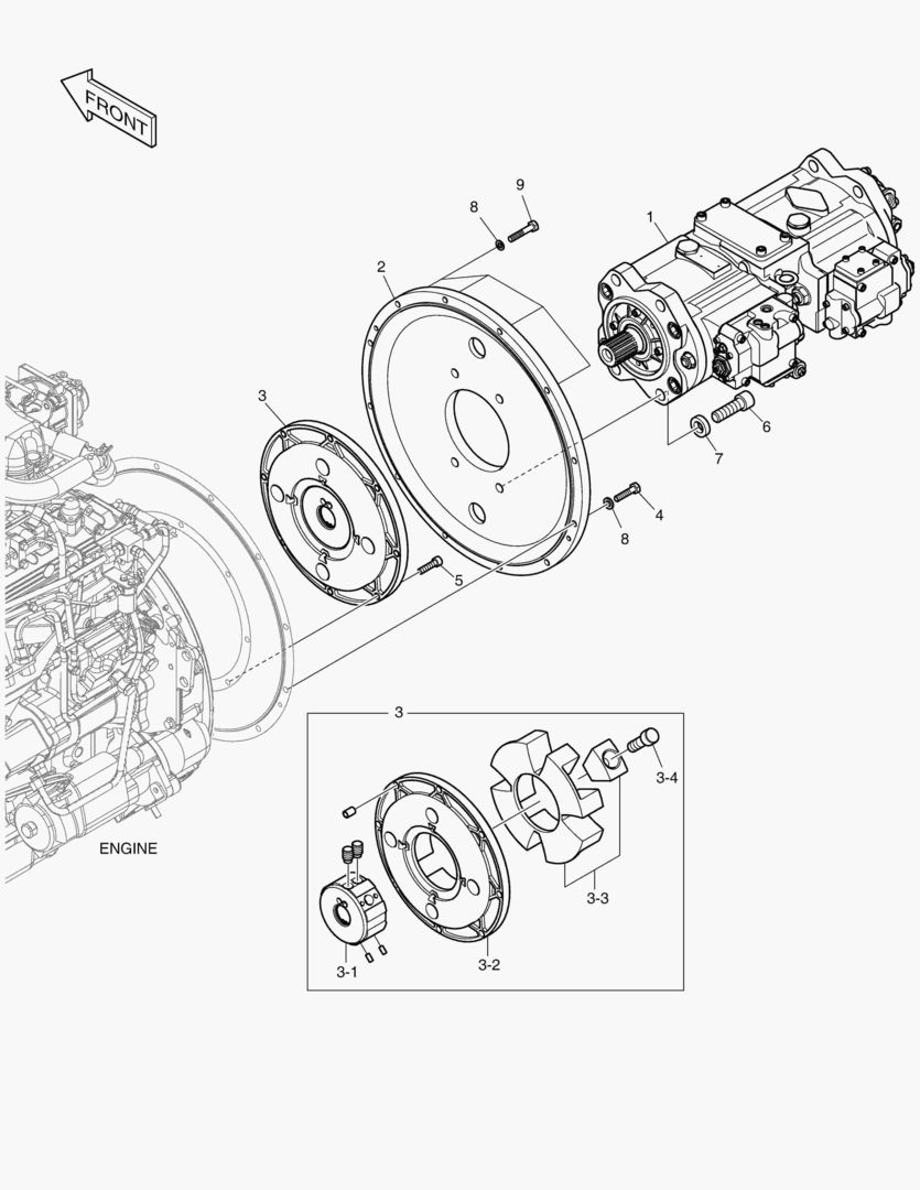 Схема ОПОРА НАСОСА